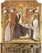 Ambrogio Lorenzetti Madonna with Angels between St Nicholas and Prophet Elisha Sweden oil painting artist